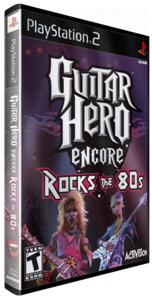 Guitar Hero Encore : Rocks the 80s, PlayStation 2